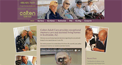 Desktop Screenshot of coltenadultcare.com
