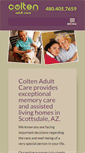Mobile Screenshot of coltenadultcare.com